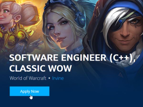 WoW Classic - Blizzard recrute
